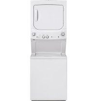 GUD27ESSMWW GE Unitized Spacemaker 3.8 cu. ft. Washer and 5.9 cu. ft. Electric Dryer - White-7