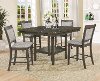 Clearance Ash Gray Counter Height 5 Piece Dining Set - Fulton