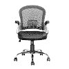 Black Leather and Mesh Home Office Chair - Workspace-4