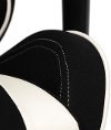 High-Back Ergonomic Black and White Gaming Desk Chair - Workspace-5