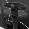 High-Back Ergonomic Black and White Gaming Desk Chair - Workspace-6