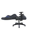 High-Back Ergonomic Gray and Blue Gaming Desk Chair - Workspace-3