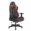 High-Back Ergonomic Gray and Red Gaming Desk Chair - Workspace-2