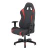 High-Back Ergonomic Gray and Red Gaming Desk Chair - Workspace-4