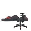 High-Back Ergonomic Gray and Red Gaming Desk Chair - Workspace-5