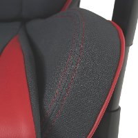 High-Back Ergonomic Gray and Red Gaming Desk Chair - Workspace-6