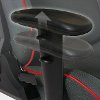 High-Back Ergonomic Gray and Red Gaming Desk Chair - Workspace-7