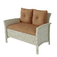 Gray and Brown 4 Piece Wicker Furniture Set - Cascade-8