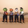 Assorted Multi Color Resin Halloween Shelf Sitter