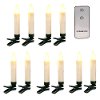 Infrared Remote Control LED Candles-Set of 10