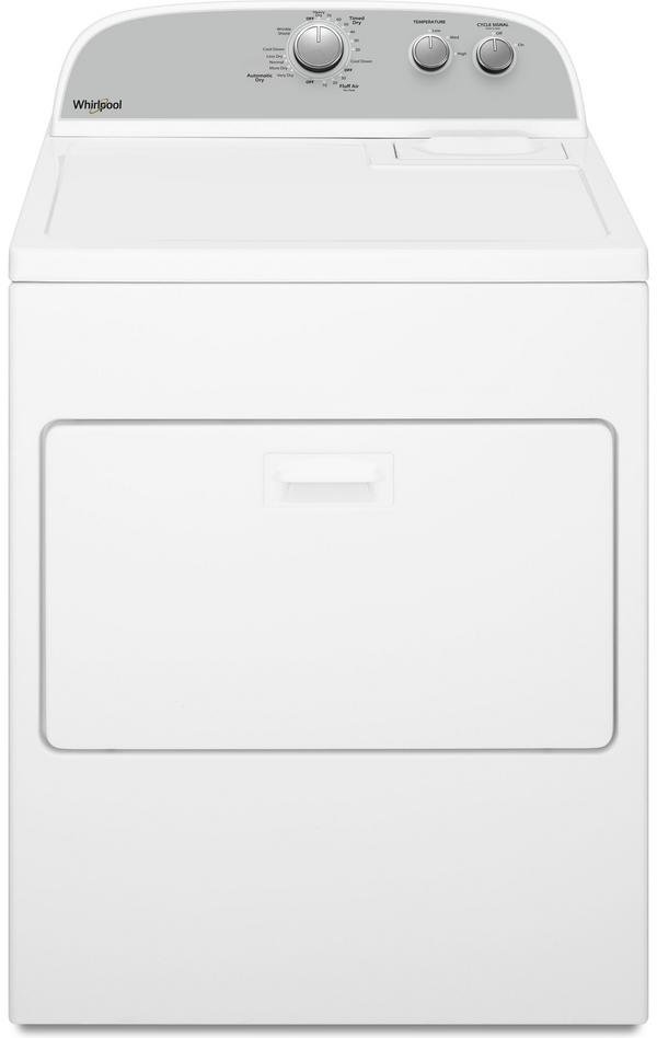 WED4950HW Whirlpool Electric Dryer with Wrinkle Shield - 7.0 cu. ft. White-1