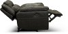Charcoal Gray Leather-Match Power Recliner - Trent-3