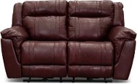Chili Pepper Red Manual Reclining Loveseat - Trent