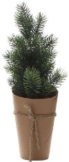 13 Inch Artificial Tree Arrangement with Paper Wrapped Pot