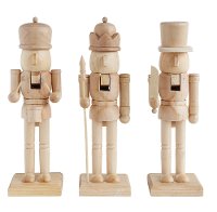 Assorted Wood Holiday Nutcracker