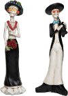 Assorted Day Of The Dead Party Skeleton Figurine