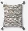 P1035MHGREY Clearance Magnolia Home Furniture Gray Throw Pillow With Tassels