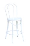 White Indoor-Outdoor Bistro Counter Height Stool (Set of 2) - Reservation Seating
