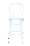 White Indoor-Outdoor Bistro Counter Height Stool (Set of 2) - Reservation Seating-2