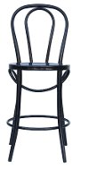 Black Indoor-Outdoor Bistro Counter Height Stool (Set of 2) - Reservation Seating-1