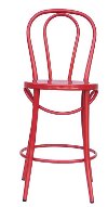 Red Indoor-Outdoor Bistro Counter Height Stool (Set of 2) - Reservation Seating-1