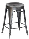 Charcoal Contour Counter Height Stools (Set of 4)