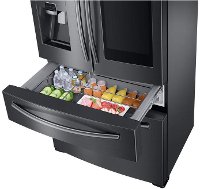 RF22NPEDBSG Samsung Counter Depth Family Hub Smart Refrigerator with 4 Doors - 21.9 cu. ft., 36 Inch Black Stainless Steel-6