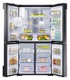 RF28N9780SG Samsung 28 cu. ft. French Door Smart Refrigerator - 36 Inch Black Stainless Steel-2