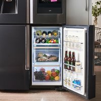 RF28N9780SG Samsung 4 Door French Door Smart Refrigerator with Family Hub and FlexZone - 27.9 cu. ft., 36 Inch Black Stainless Steel-5