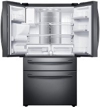 RF28NHEDBSG Samsung French Door Refrigerator - 36 Inch Black Stainless Steel-2