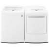 KIT LG 4.5 cu. ft. Top Load Washer and Dryer Set - White Electric
