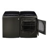 KIT LG Top Load Washer and Dryer Set - Black Stainless Steel Electric-2