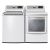 KIT LG Top Load Washer and Electric Dryer Pair - White