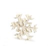 Distressed MDF Standing Snowflake Shelf