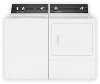 KIT Speed Queen Top Load Washer and Dryer Set - White Electric