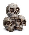 Assorted 12 Inch Polyresin LED Skull With A 6 Hour Timer