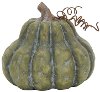 Terracotta Green Pumpkin With Short Stem