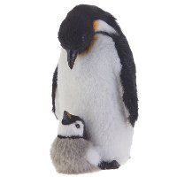 6 Inch Mom and Baby Penguin Holiday Ornament