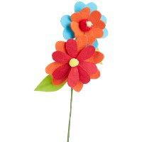 20 Inch Multi Color Double Flower Stem for Arrangement