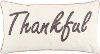 Ivory Thankful Throw Pillow