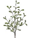 30 Inch Glitter Mistletoe Berry Spray for Arrangement