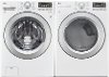 KIT LG Front Load Washer and Electric Dryer Pair - White