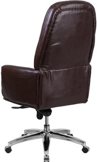 High Back Brown Leather Office Chair - Erico-3