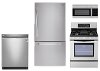 LG-33WBTM-S/S-GAS LG 4 Piece Kitchen Appliance Package with Gas Range with EvenJet Fan - Stainless Steel