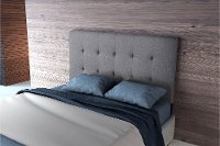 Gray Full Size Upholstered Headboard - Modernity
