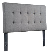Gray Full Size Upholstered Headboard - Modernity-2