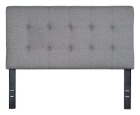 Gray Full Size Upholstered Headboard - Modernity-4