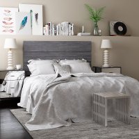 Rustic Light Gray Queen Headboard - Cavin