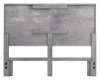 Rustic Light Gray Queen Headboard - Cavin-5