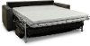 Charcoal Gray Leather-Match Queen Sofa Bed - Denver-2